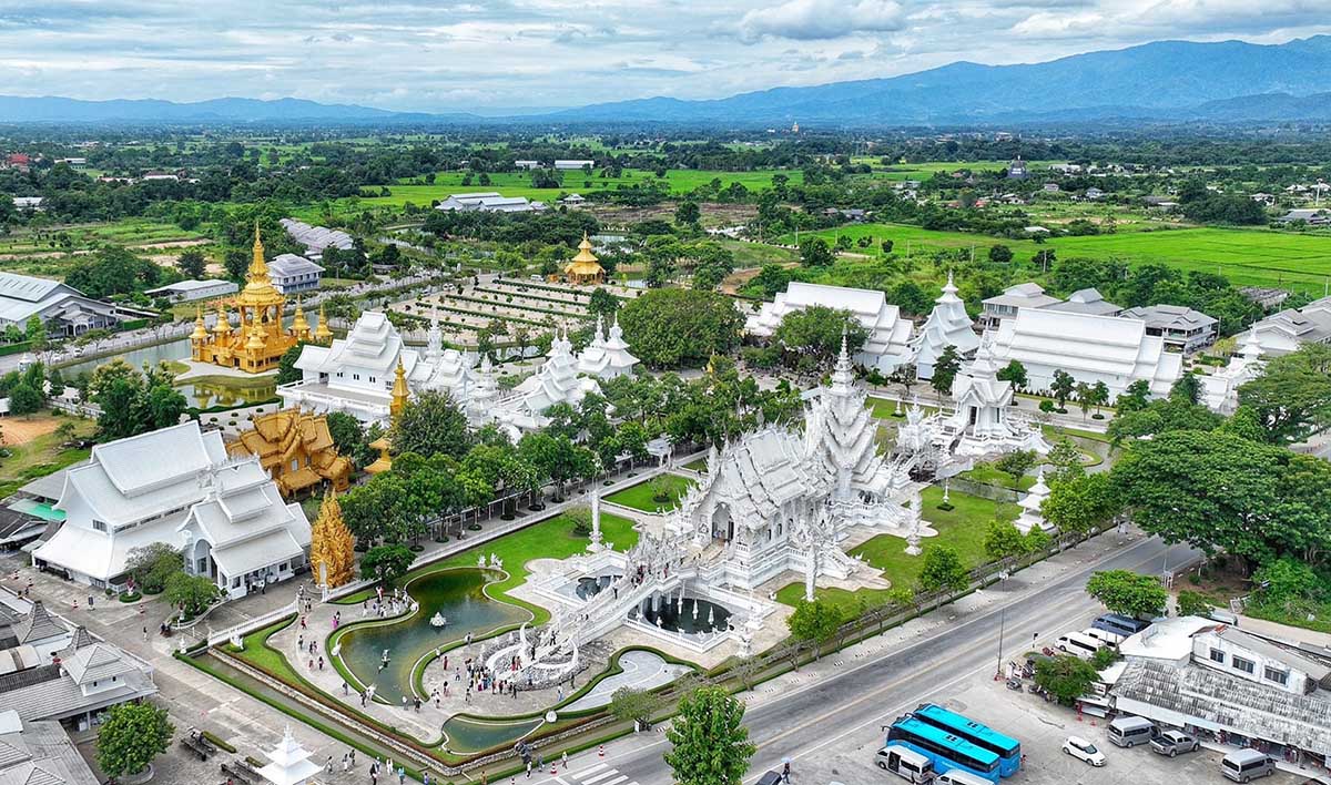 White Temple in Chiang Rai - best places to visit in thailand